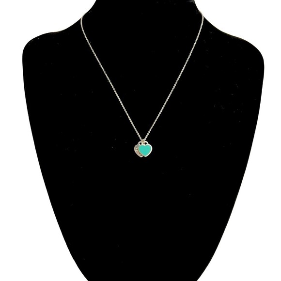 TIFFANY Blue Heart Necklace